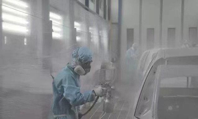 昆山高铁车厢耐火自洁涂装